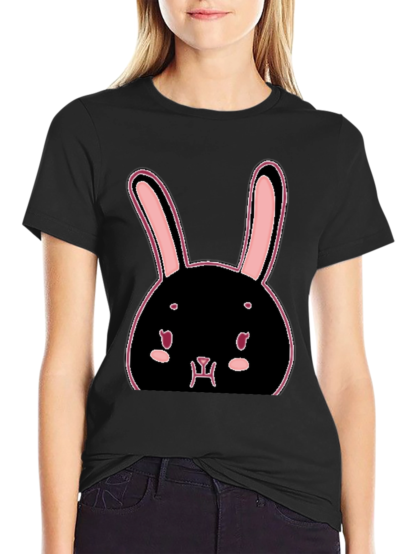 Bunny Graphic T-Shirt - Trendy Casual Tee