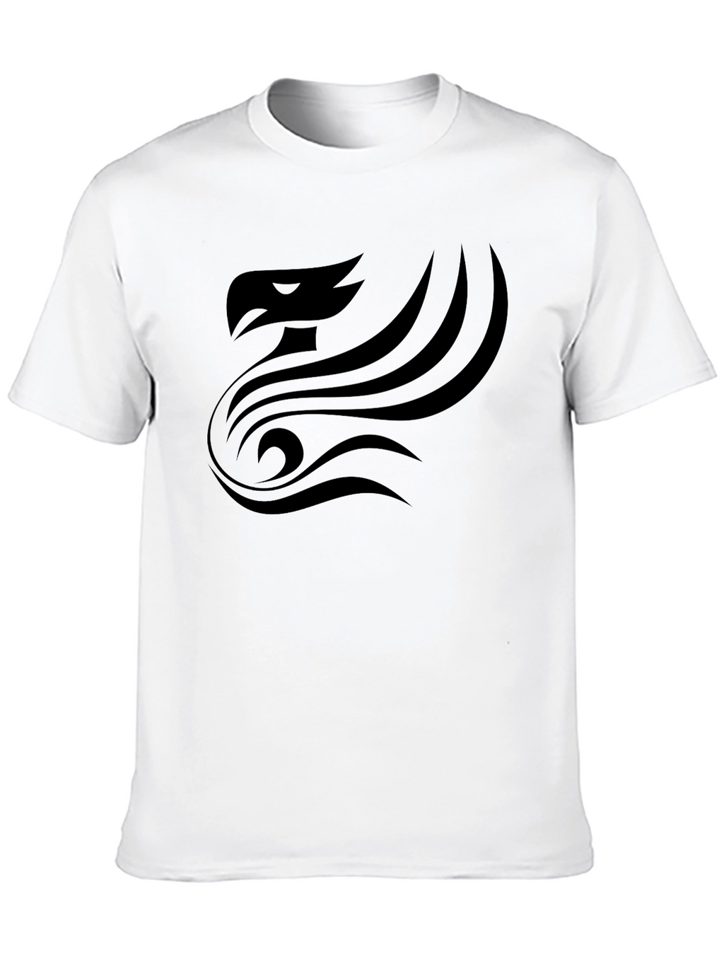 Phoenix Graphic T-Shirt - Bold Black Design