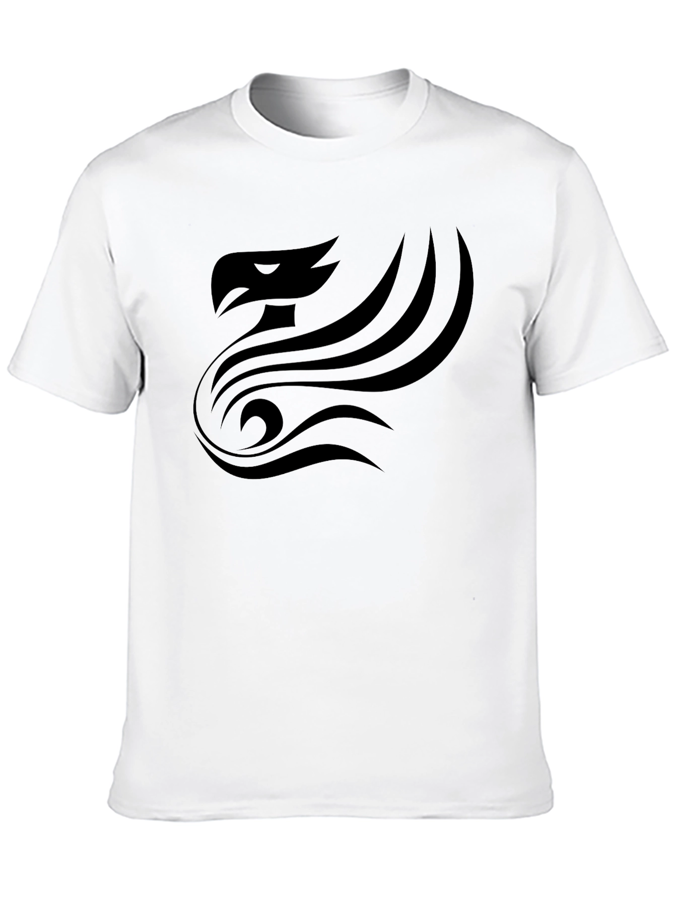 Phoenix Graphic T-Shirt - Bold Black Design