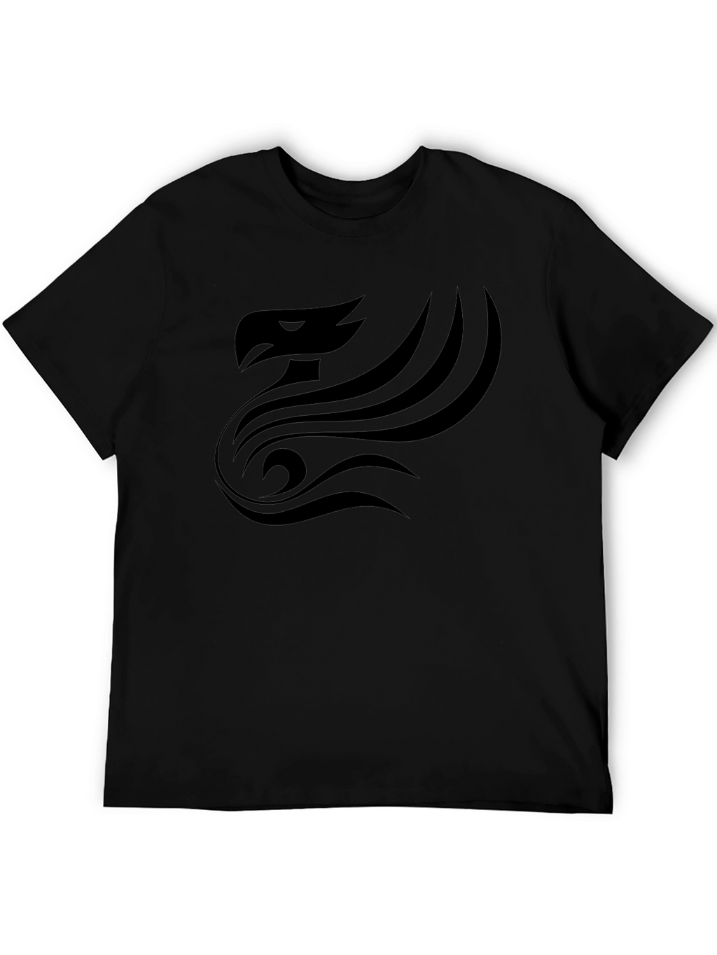 Phoenix Graphic T-Shirt - Bold Black Design