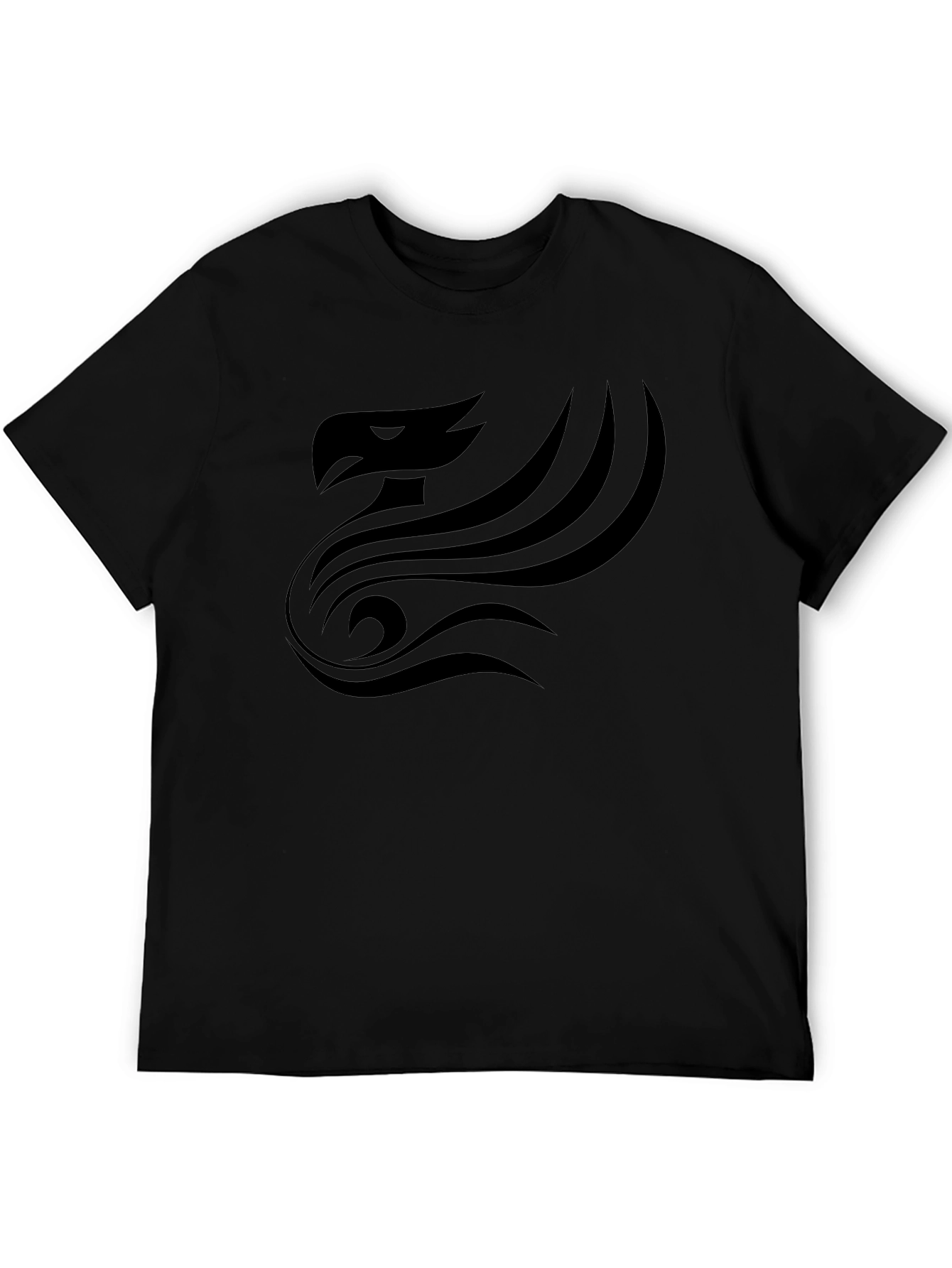 Phoenix Graphic T-Shirt - Bold Black Design