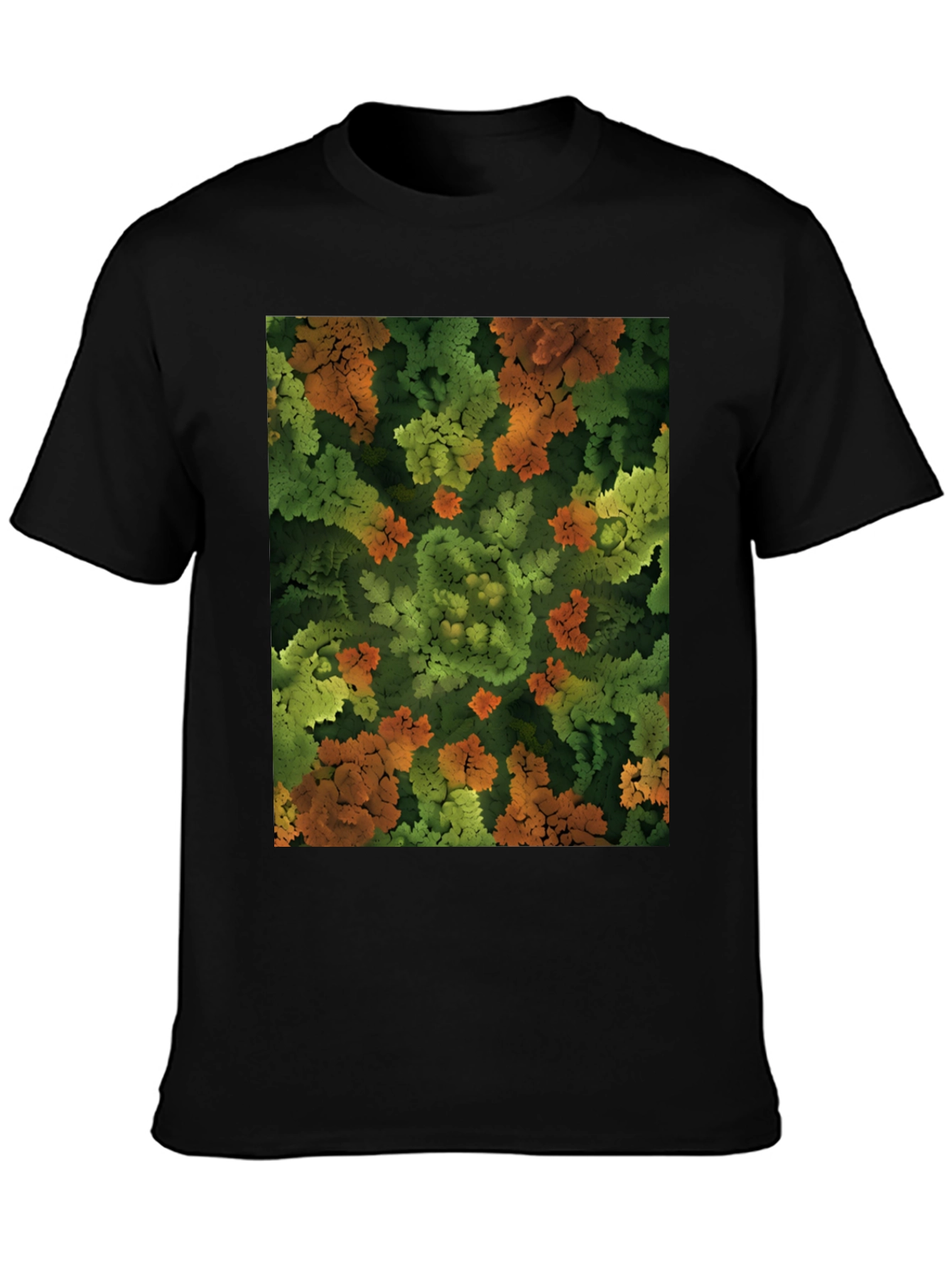 Abstract Nature Print T-Shirt - Organic Feel