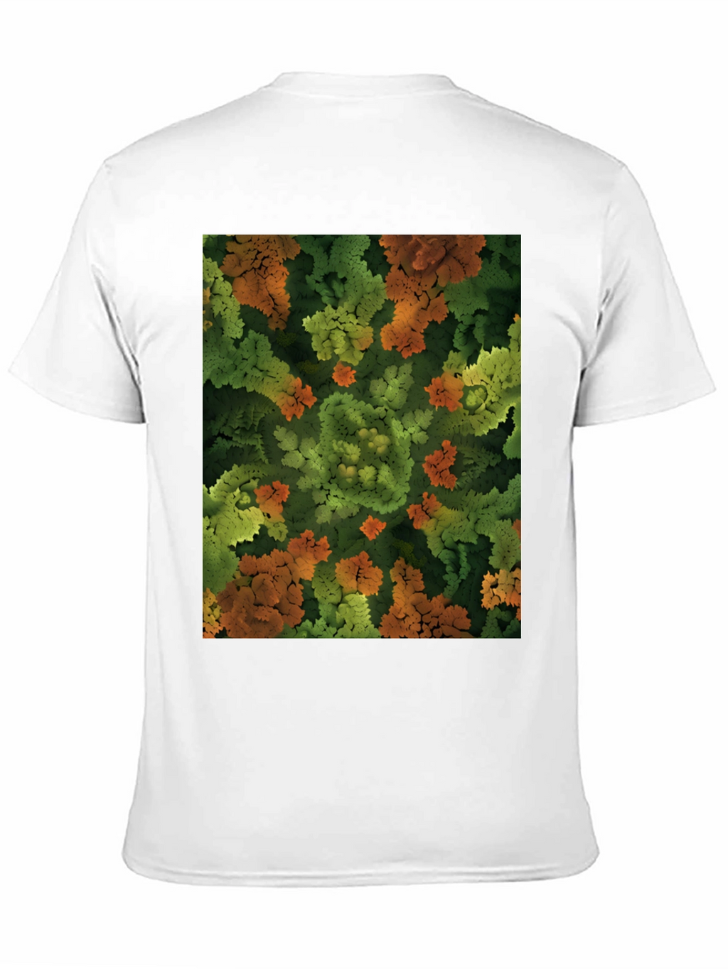 Abstract Nature Print T-Shirt - Organic Feel