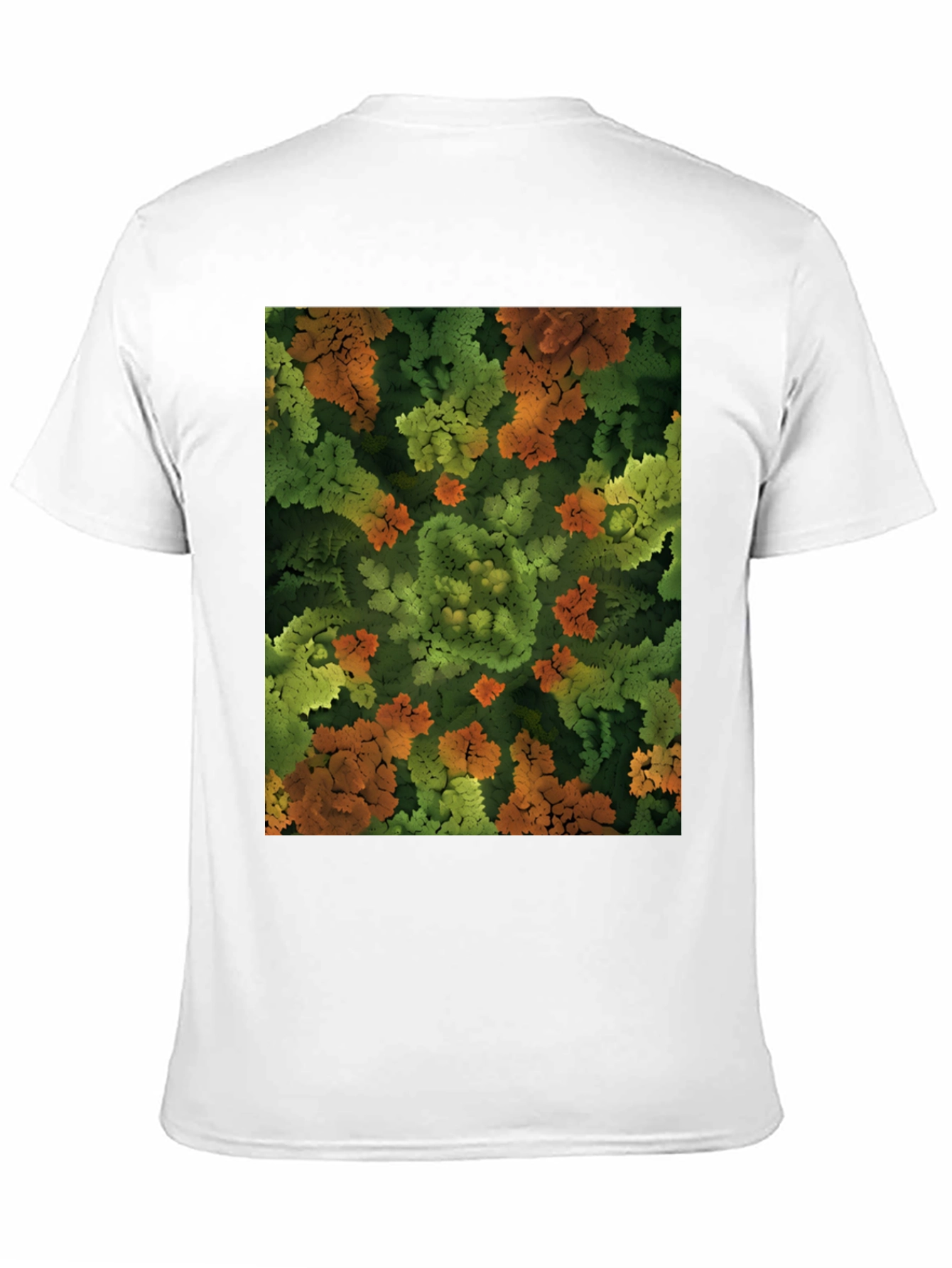 Abstract Nature Print T-Shirt - Organic Feel
