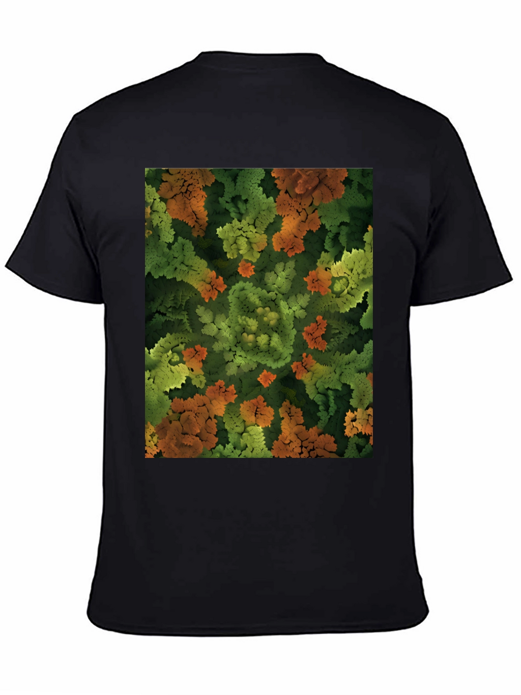 Abstract Nature Print T-Shirt - Organic Feel