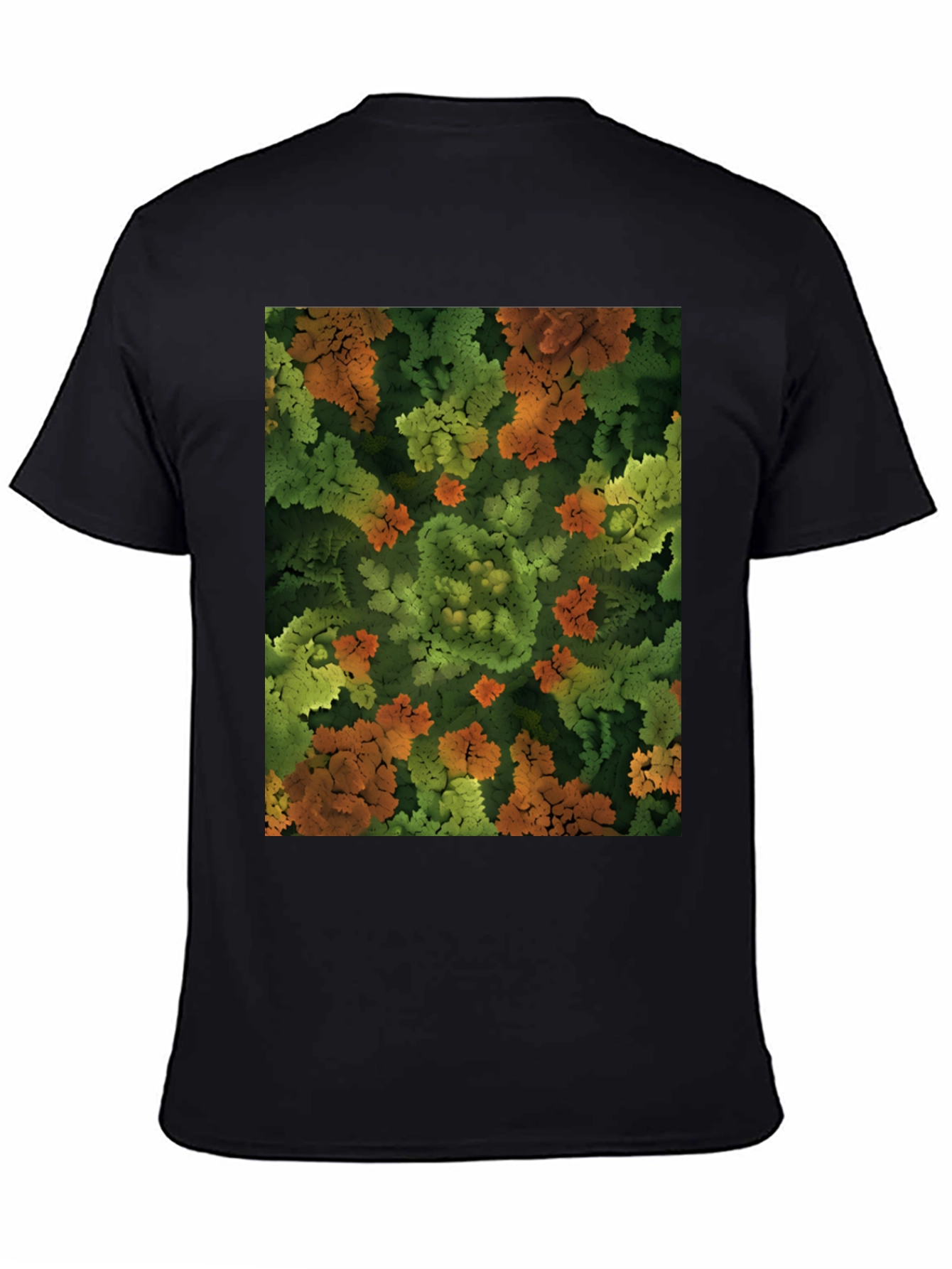 Abstract Nature Print T-Shirt - Organic Feel