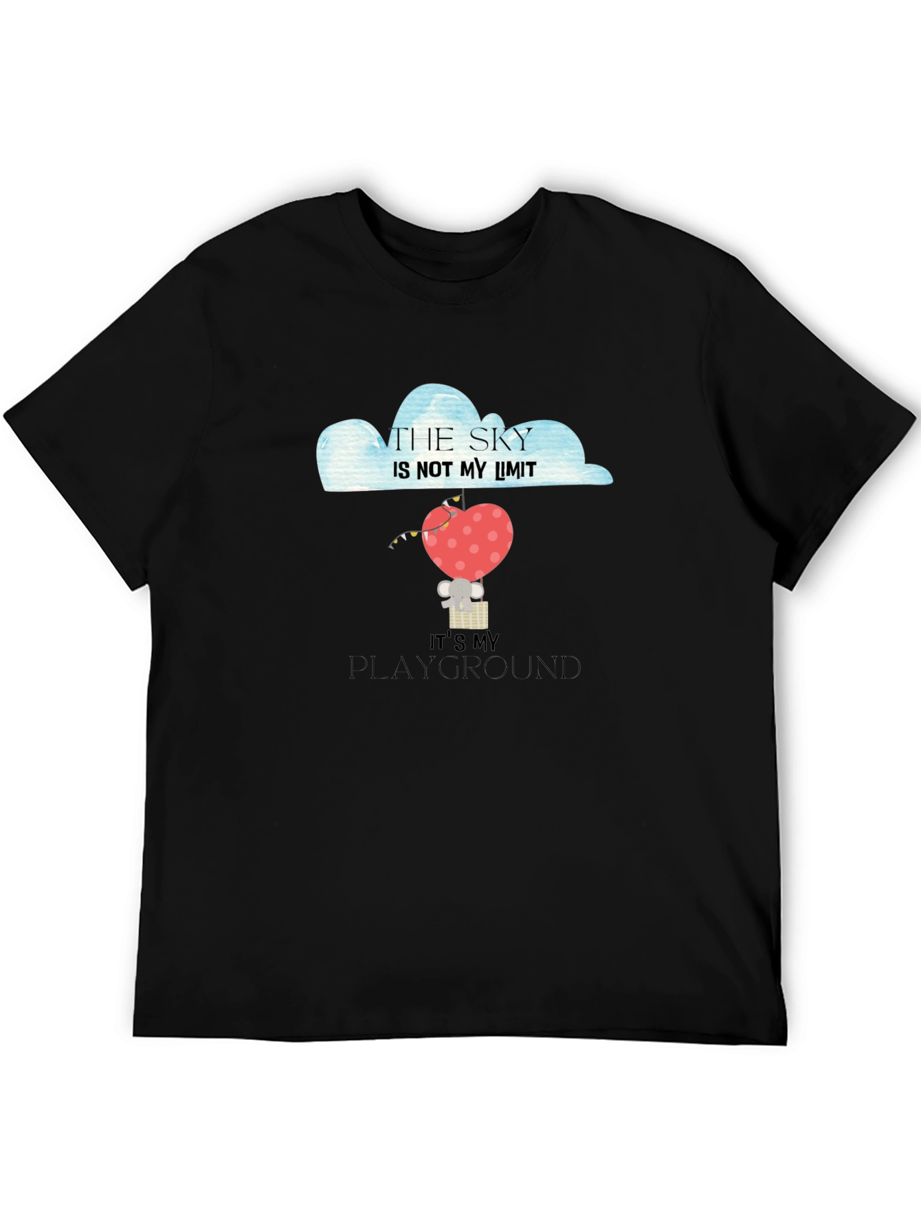 Skys the Limit Heart Balloon Graphic Tee