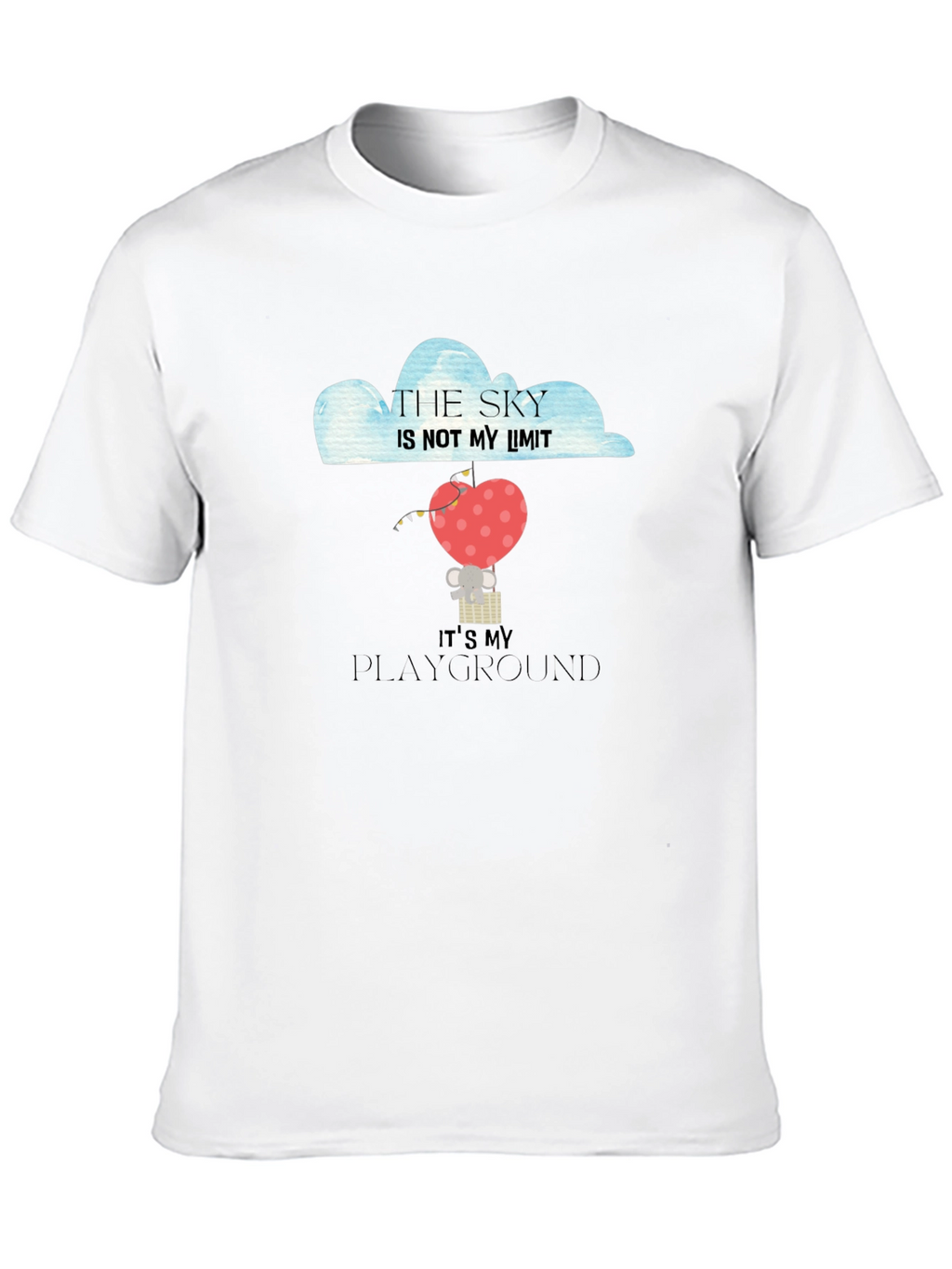 Skys the Limit Heart Balloon Graphic Tee