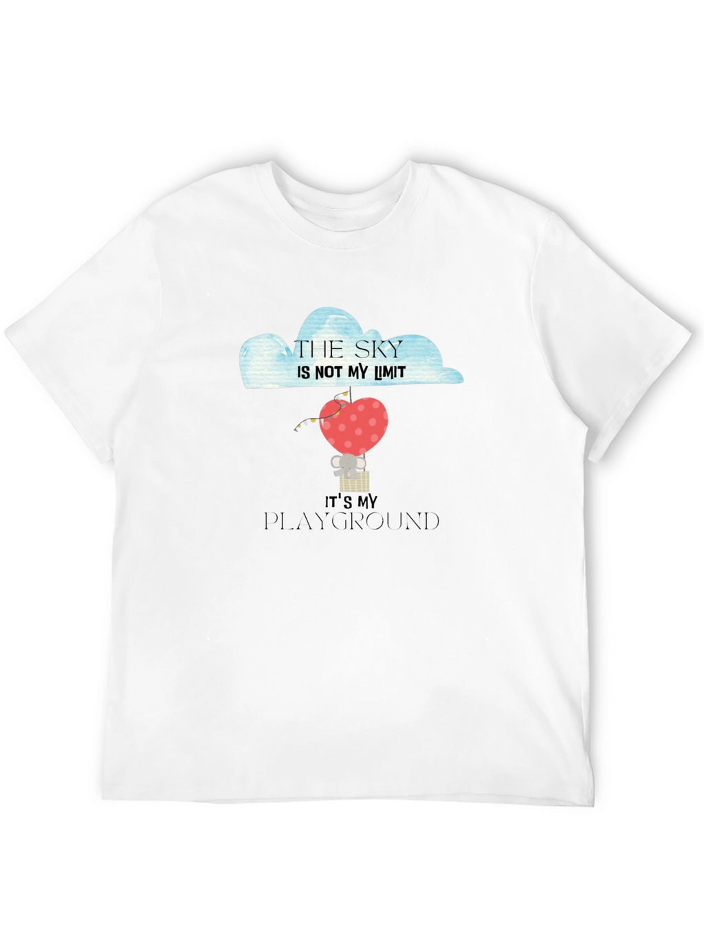 Skys the Limit Heart Balloon Graphic Tee