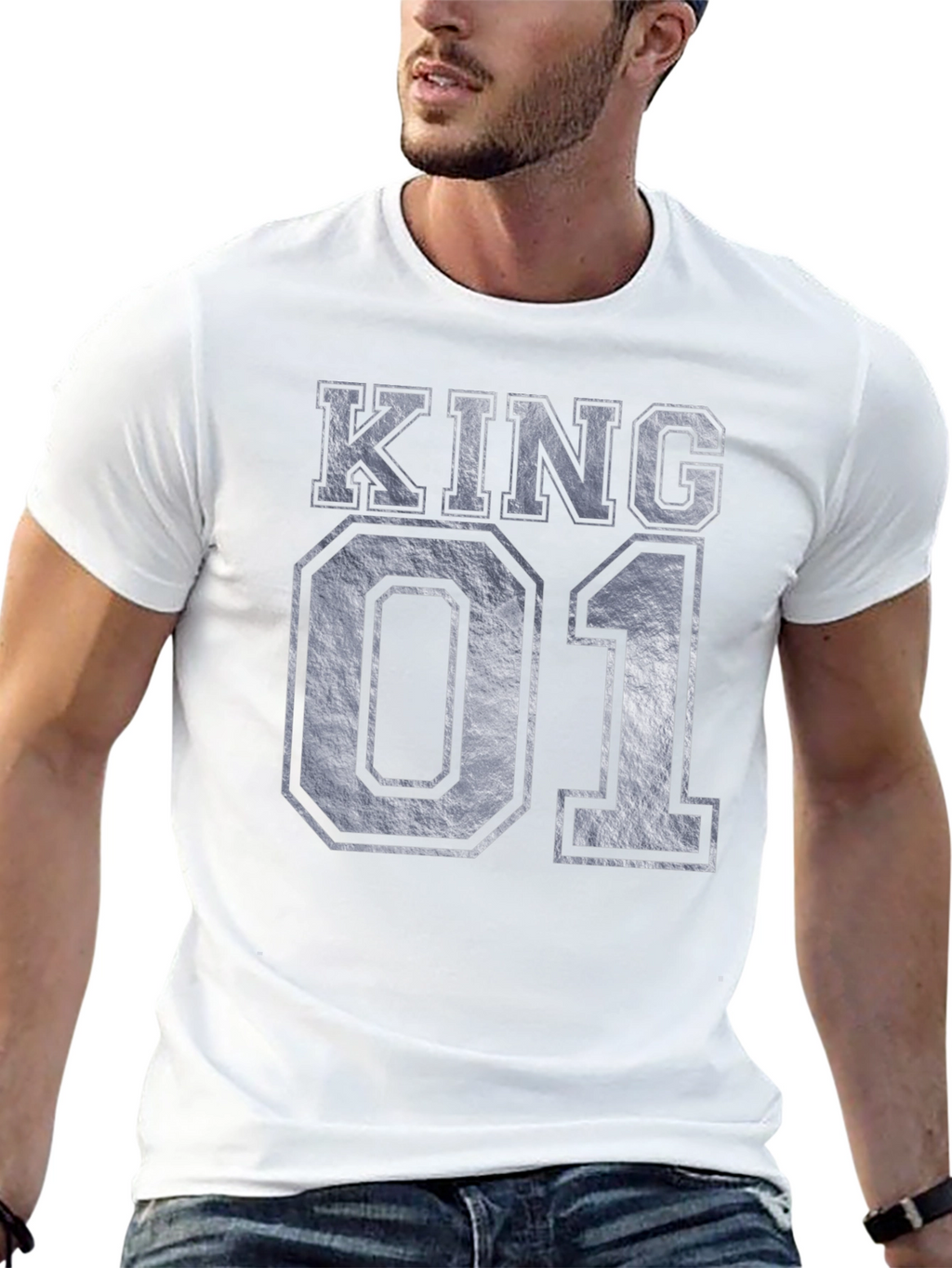 King 01 Graphic Tee - Black