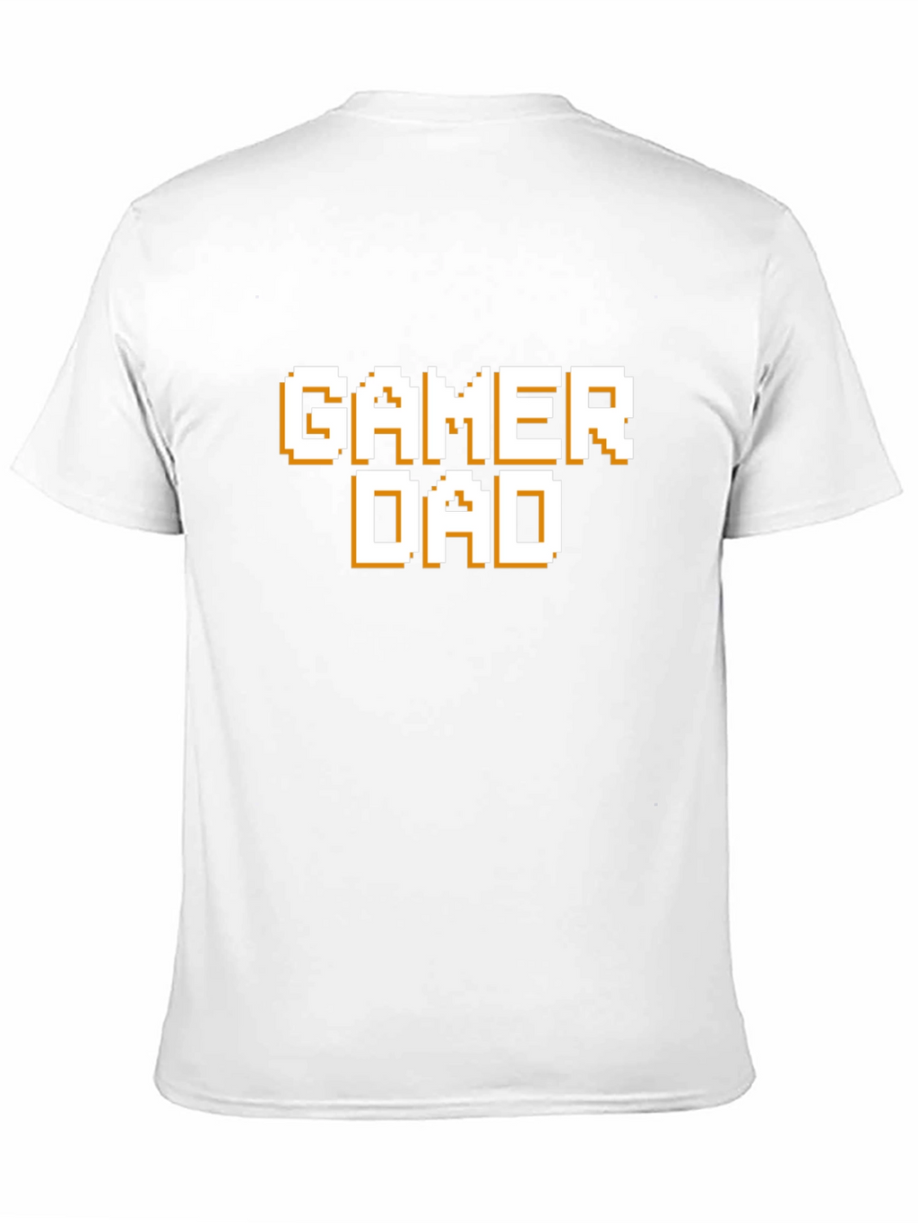 Gamer Dad T-Shirt - Pixel Style Text Tee