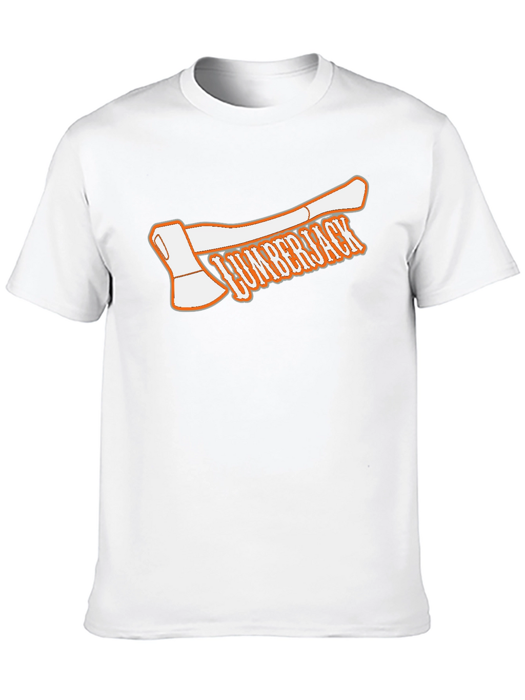 Lumberjack Axe Graphic Tee - Black Cotton T-Shirt