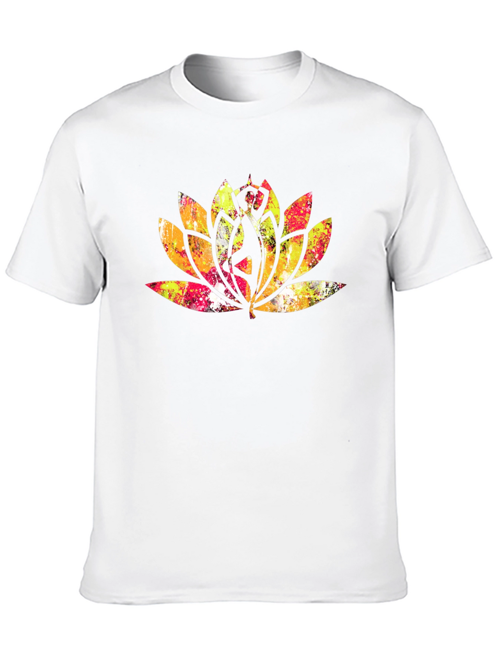Lotus Mandala Graphic Tee - Black