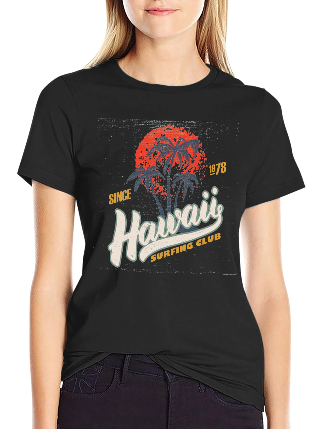 Hawaii Surfing Club 1978 Graphic T-Shirt