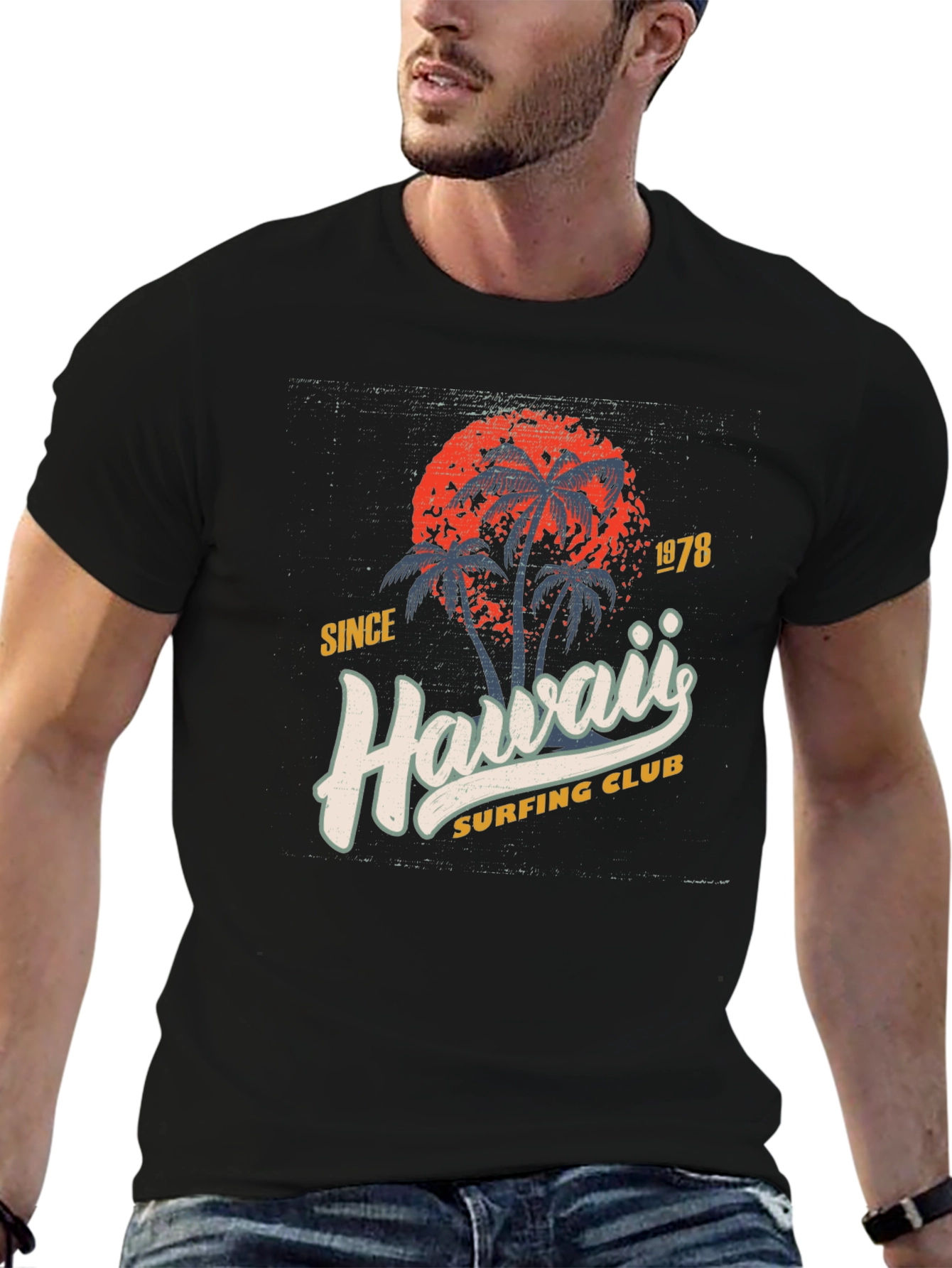 Hawaii Surfing Club 1978 Graphic T-Shirt