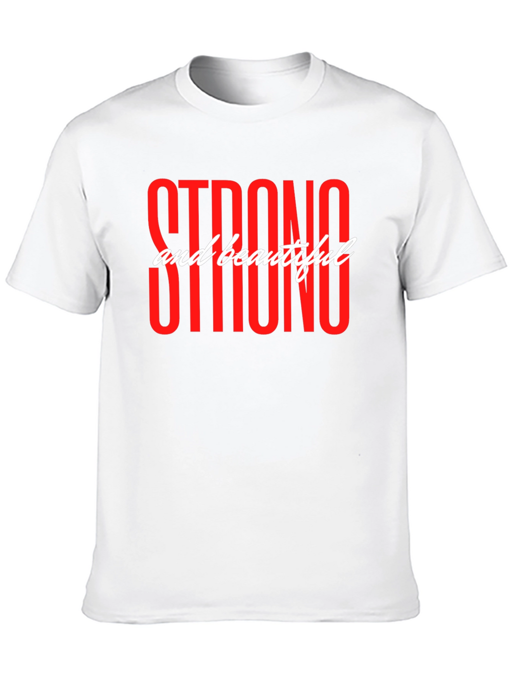 Strong and Beautiful Graphic T-Shirt - Black