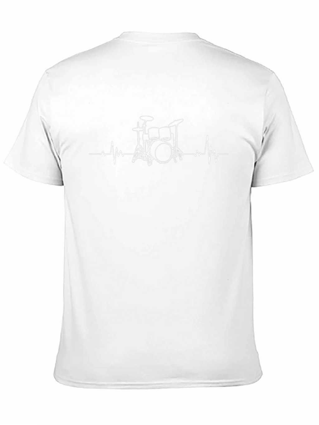 Drum Heartbeat Black Graphic Tee