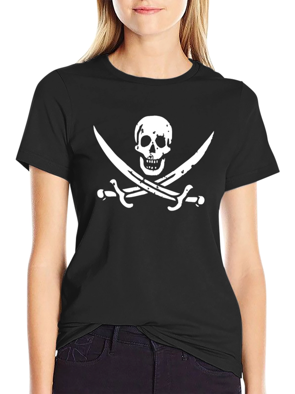 Pirate Skull & Swords Graphic T-Shirt