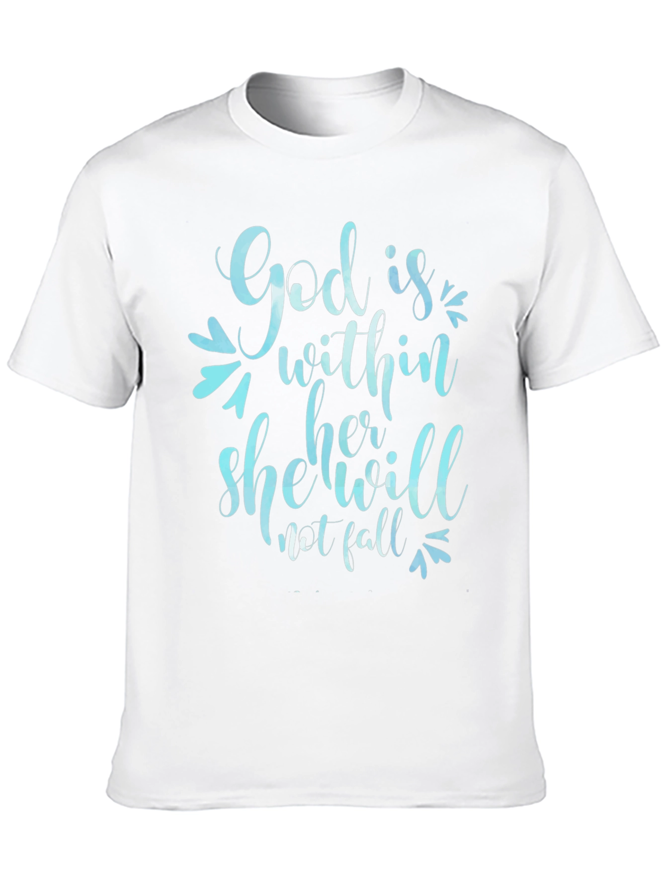 God is Within Her T-Shirt - Christian Apparel