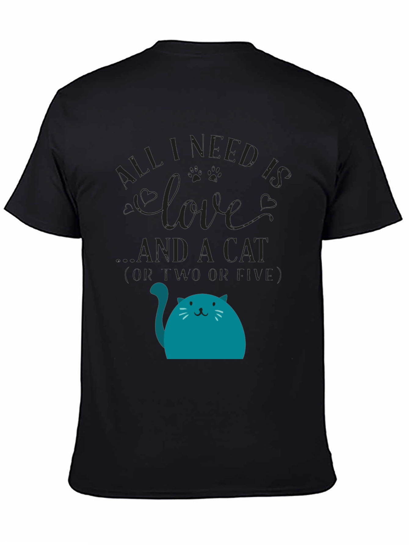 Cat Lover Tee: All I Need is Love and a Cat T-Shirt