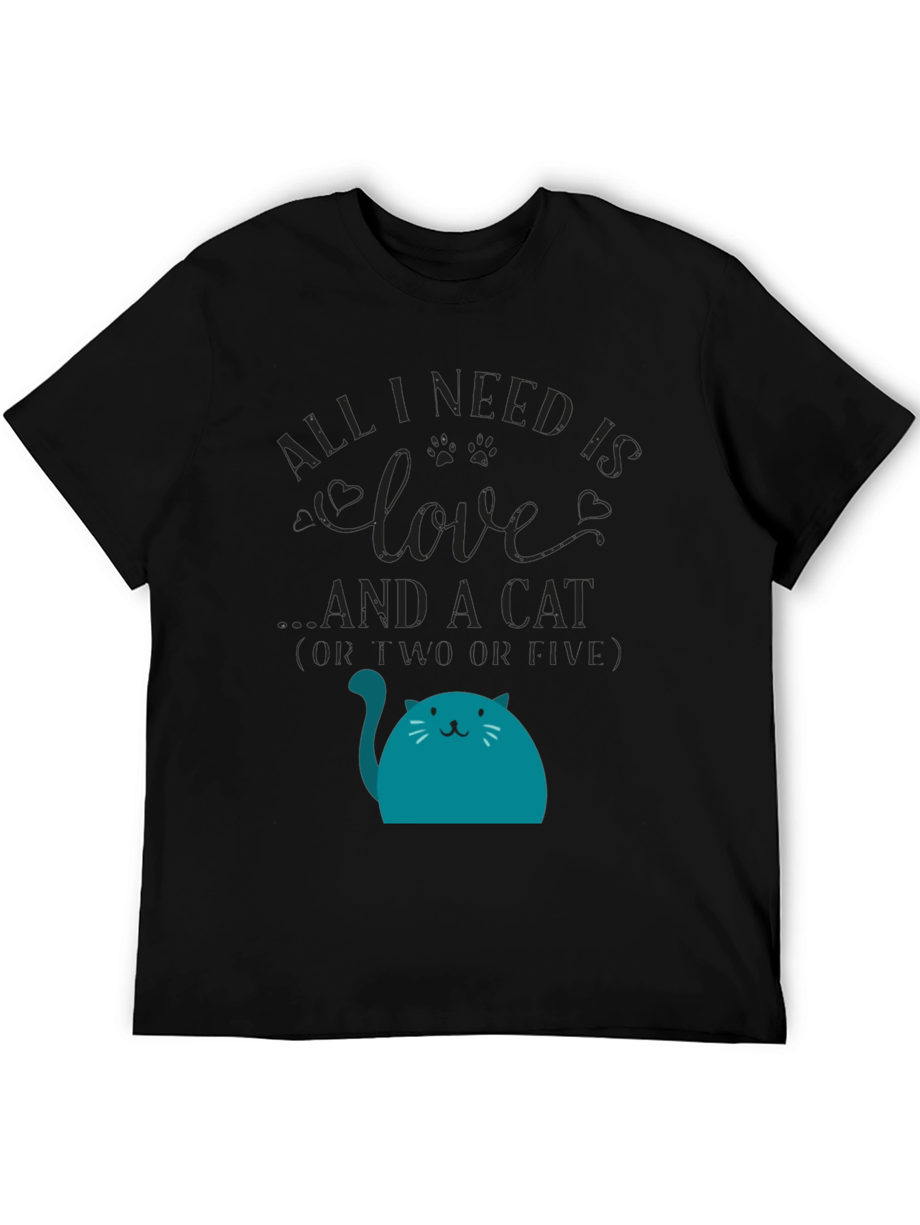 Cat Lover Tee: All I Need is Love and a Cat T-Shirt