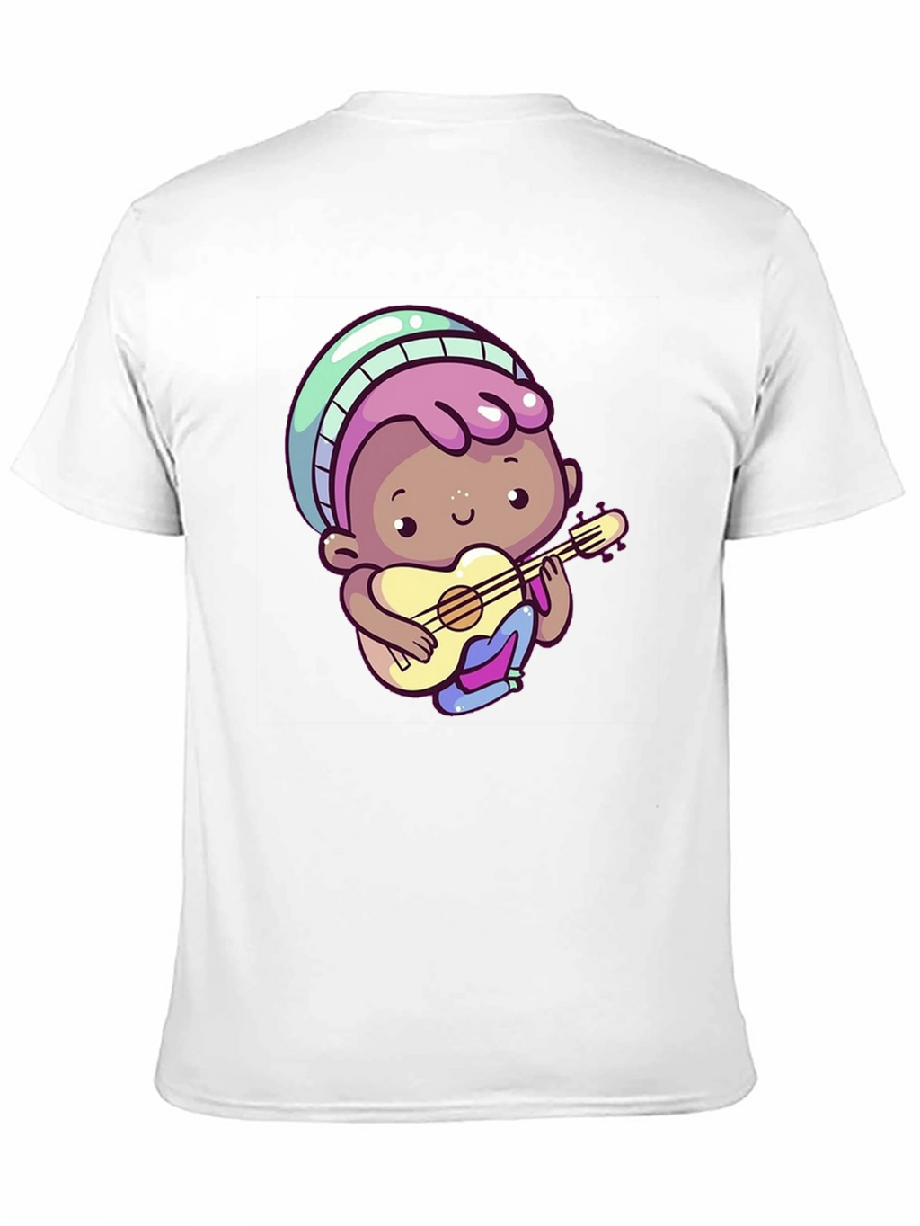 Cartoon Guitar Player T-Shirt