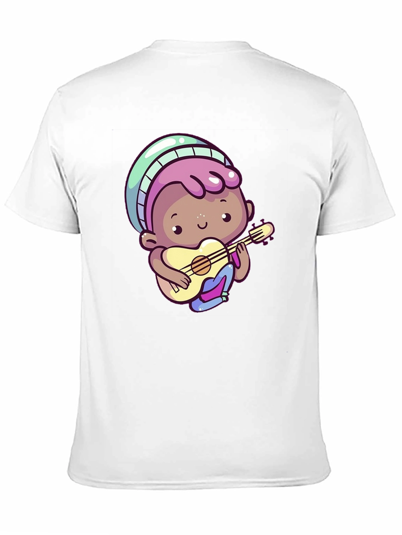 Cartoon Guitar Player T-Shirt
