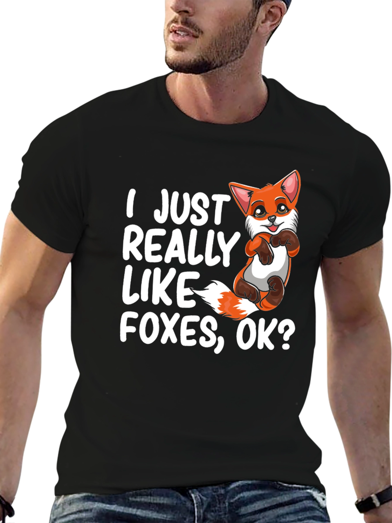 I Just Really Like Foxes OK? Graphic Tee