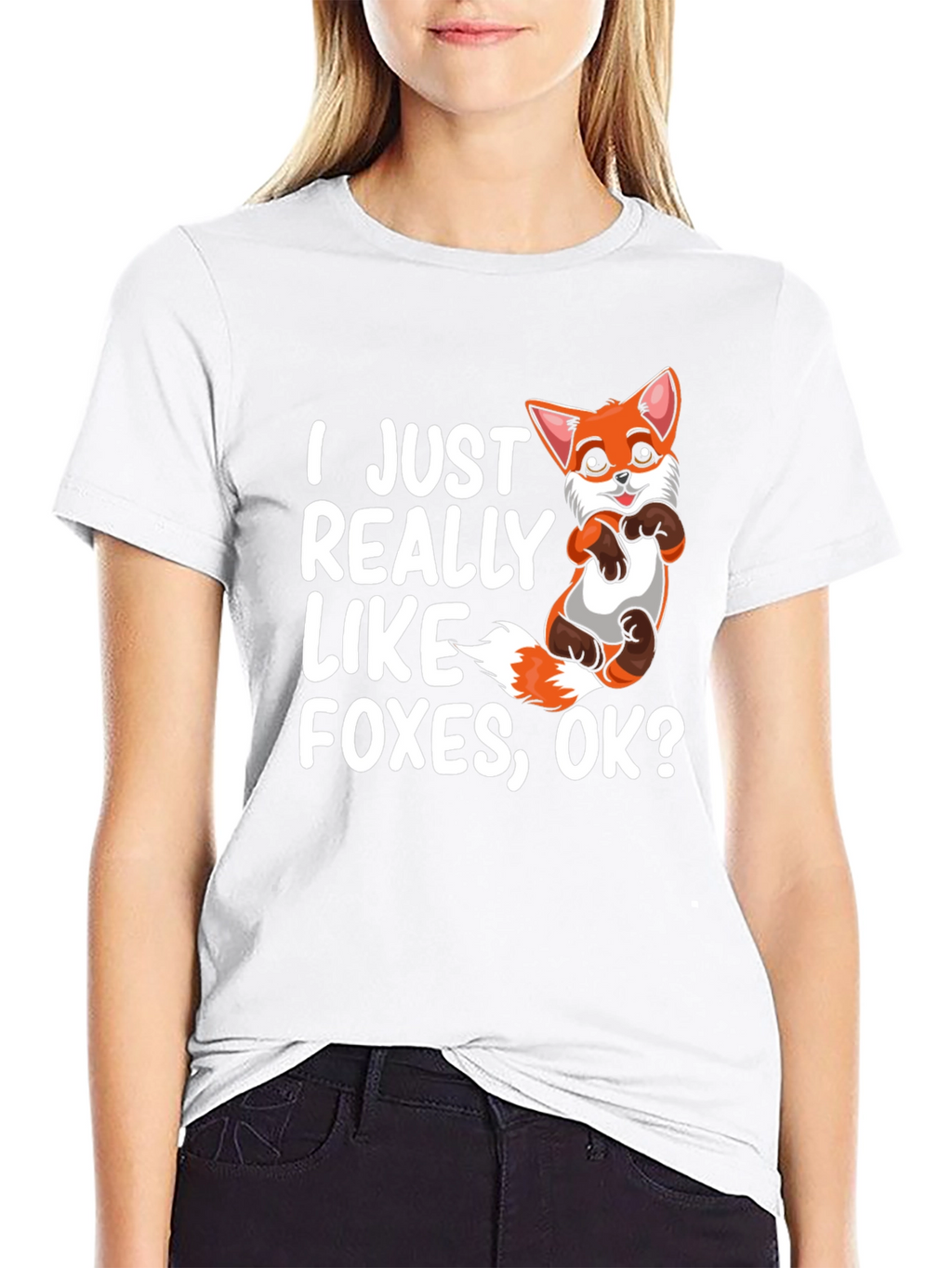 I Just Really Like Foxes OK? Graphic Tee