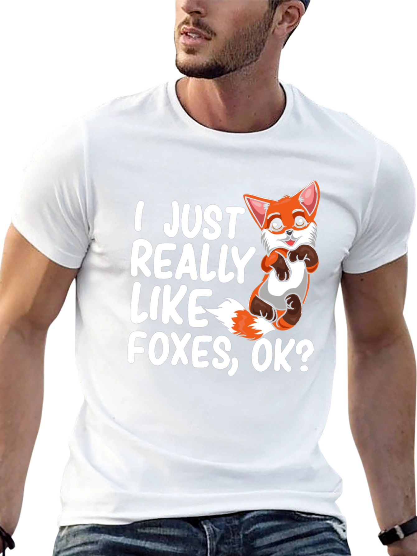 I Just Really Like Foxes OK? Graphic Tee