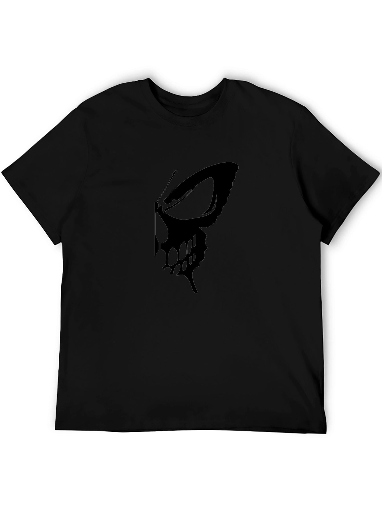Black Butterfly Graphic Tee - Mens Short Sleeve T-Shirt