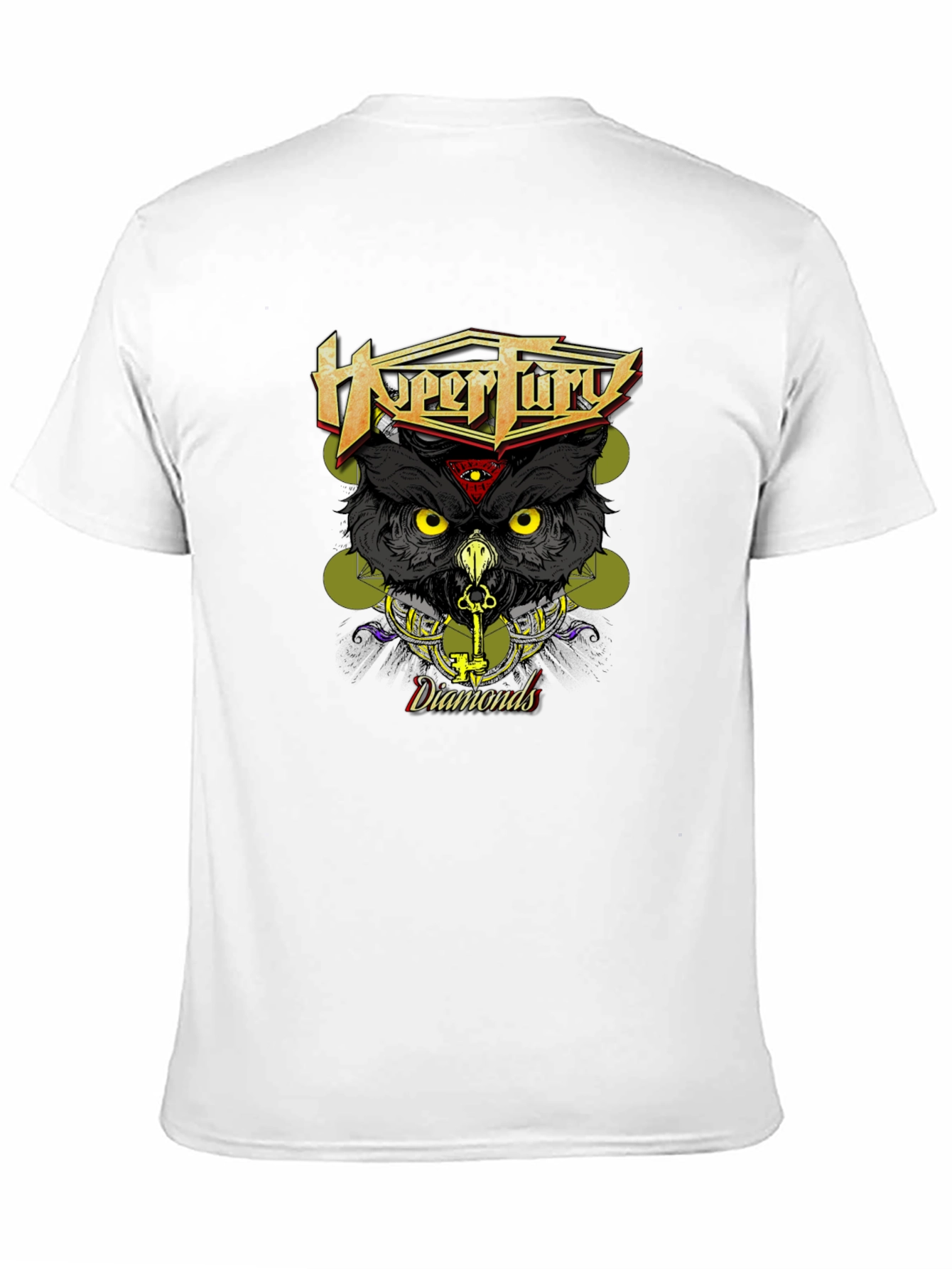 HyperFury Diamonds Owl Graphic T-Shirt