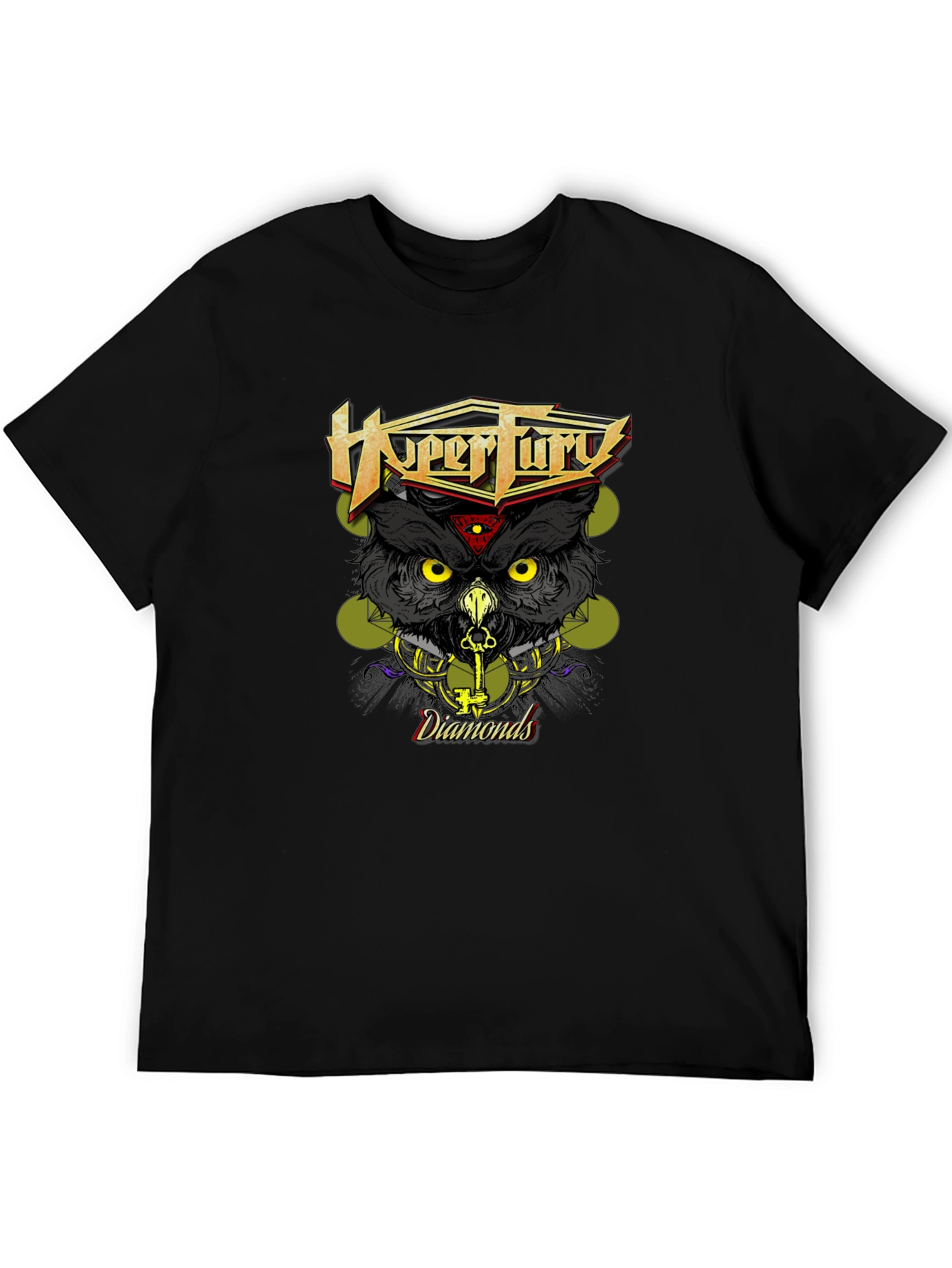 HyperFury Diamonds Owl Graphic T-Shirt
