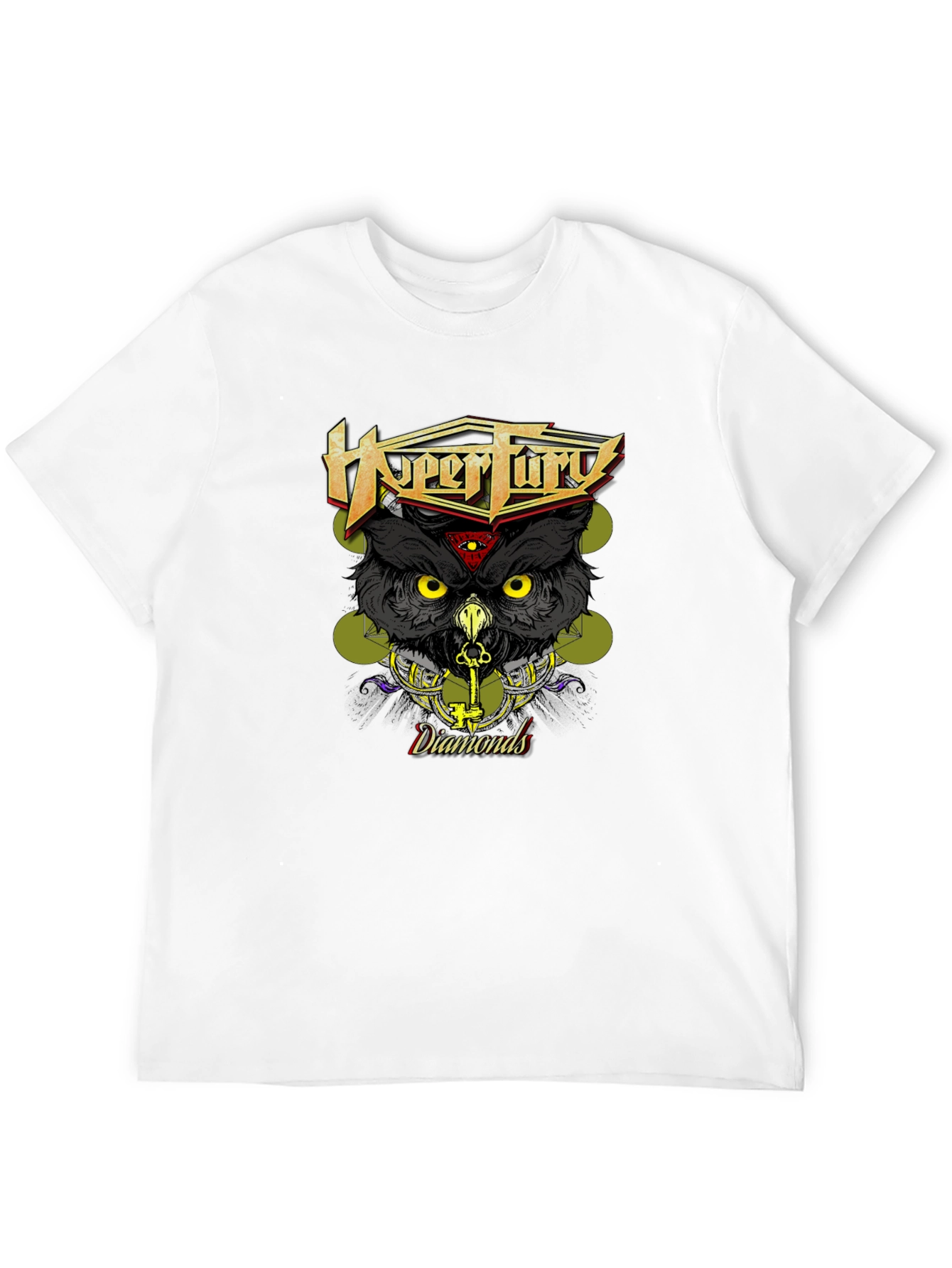 HyperFury Diamonds Owl Graphic T-Shirt