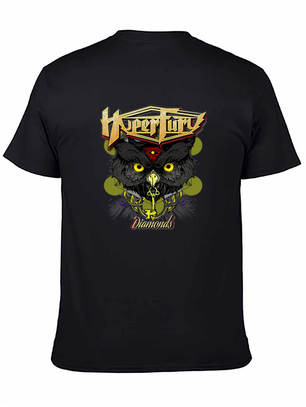 HyperFury Diamonds Owl Graphic T-Shirt