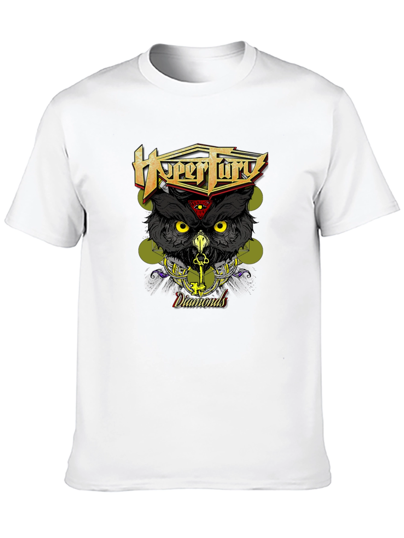 HyperFury Diamonds Owl Graphic T-Shirt