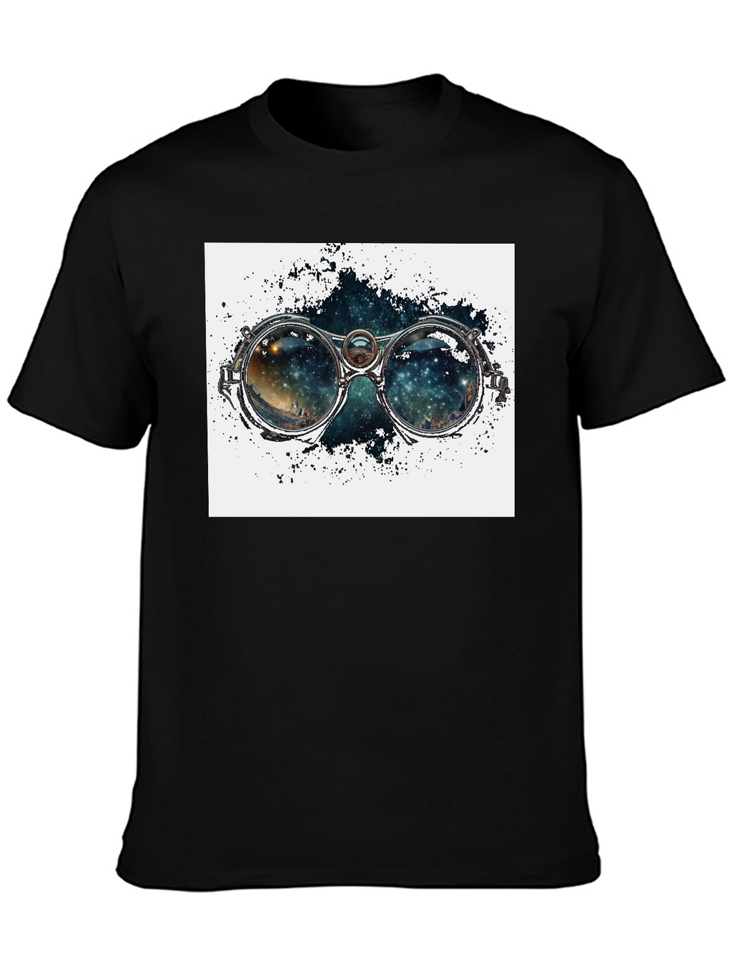 Nebula in Steampunk Goggles T-Shirt