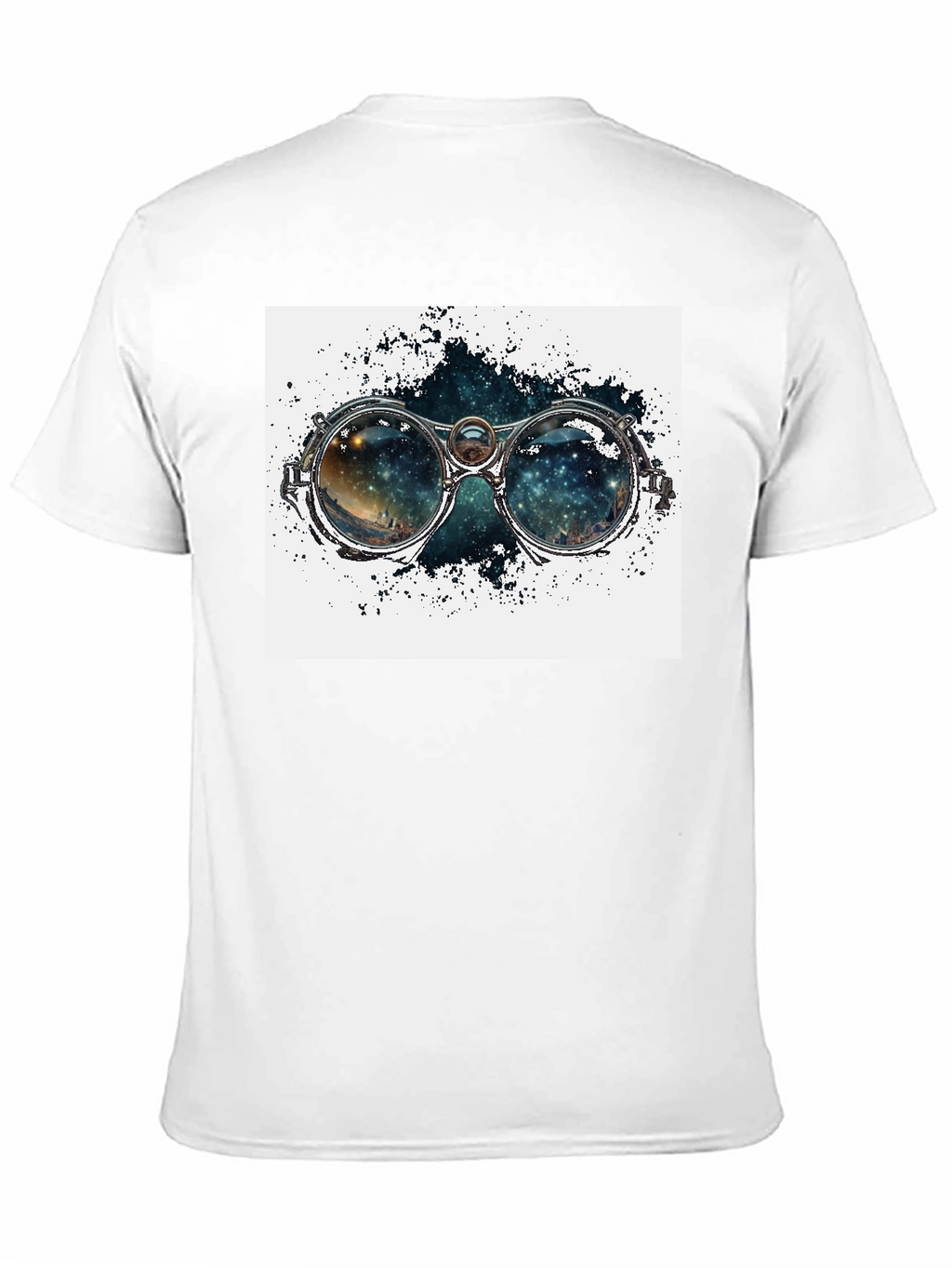 Nebula in Steampunk Goggles T-Shirt