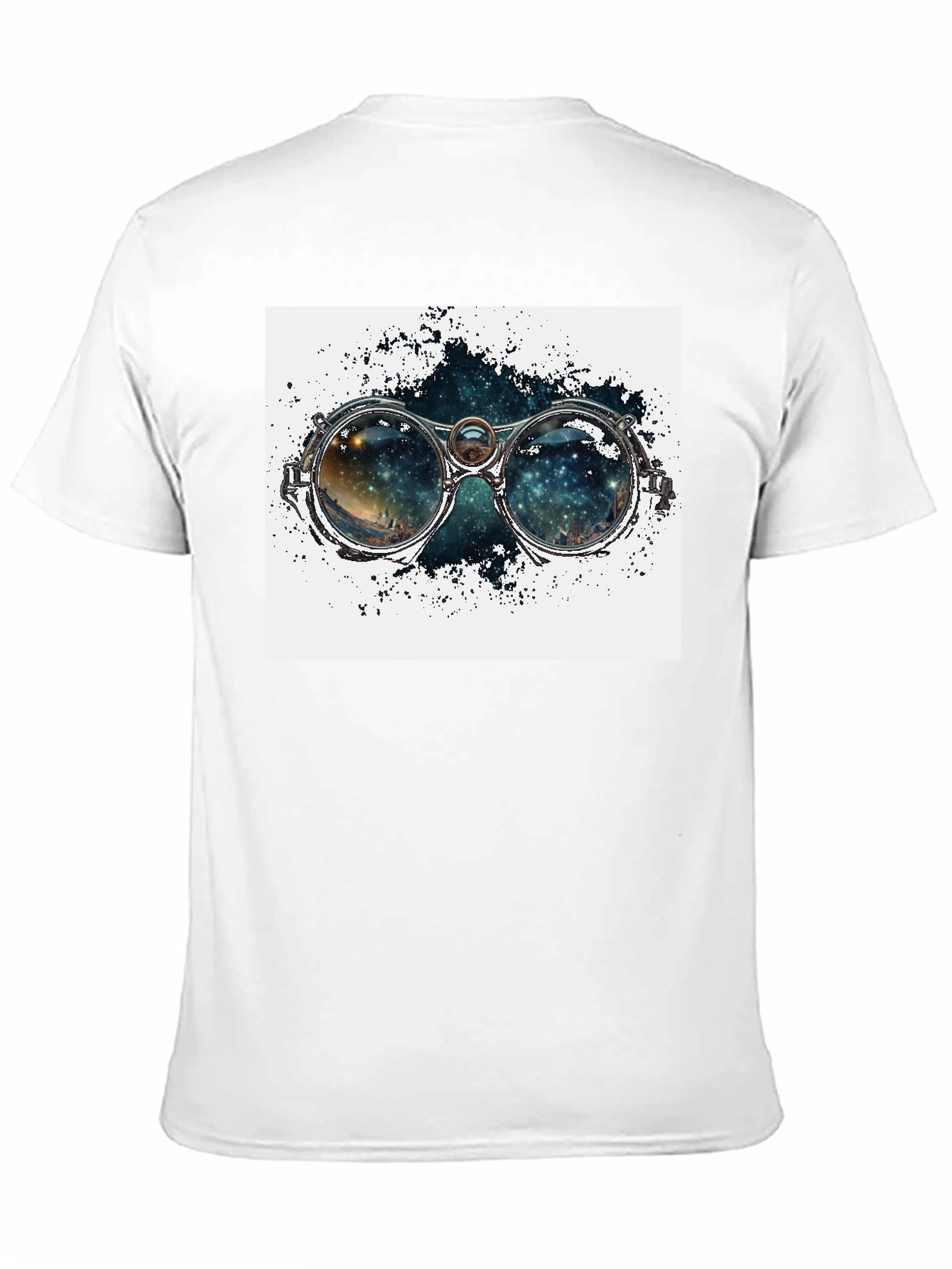 Nebula in Steampunk Goggles T-Shirt