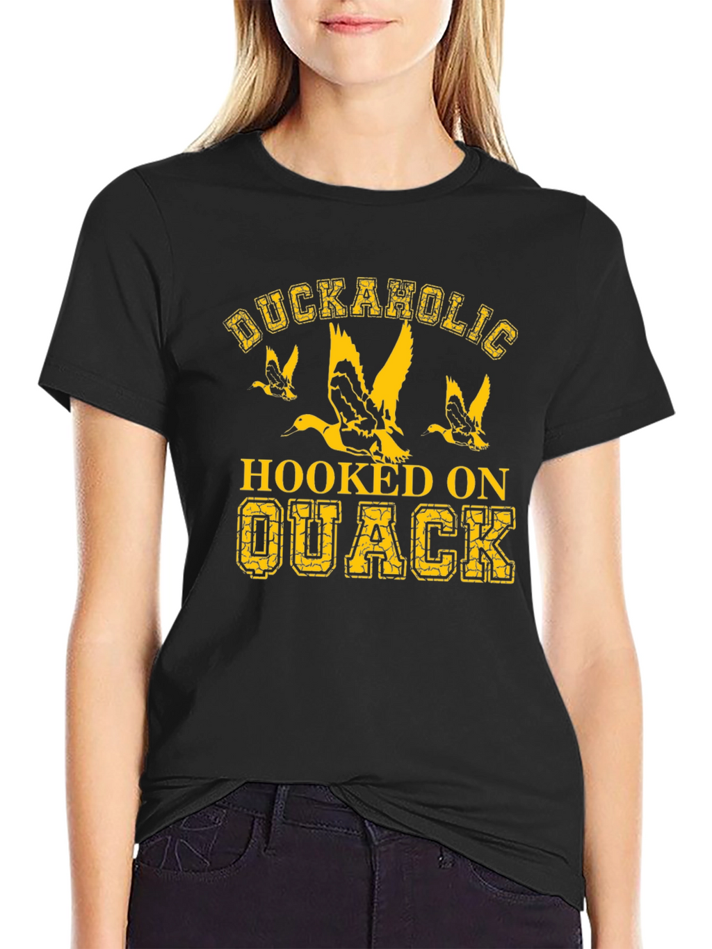 Duckaholic Hooked on Quack Graphic T-Shirt
