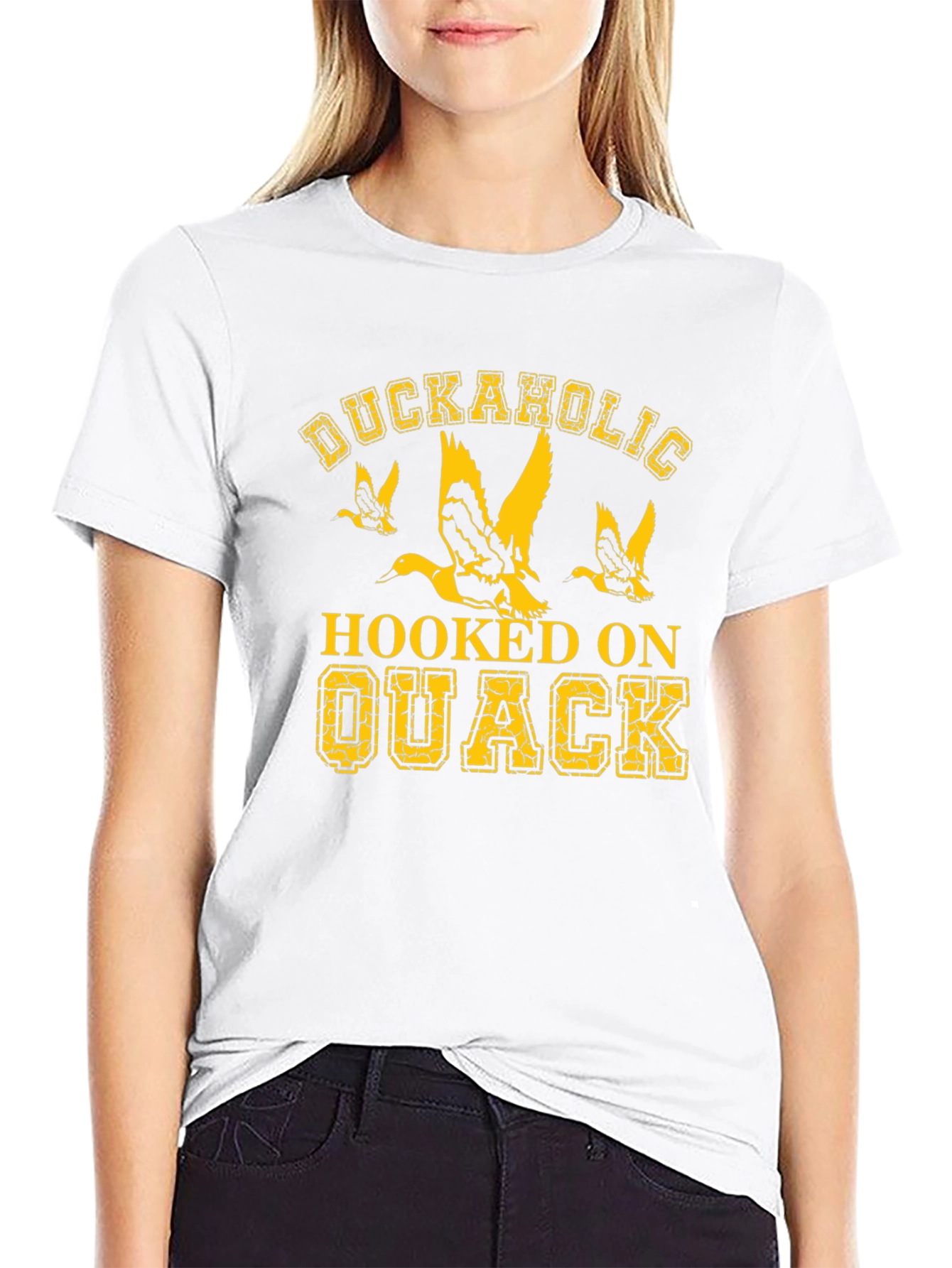 Duckaholic Hooked on Quack Graphic T-Shirt
