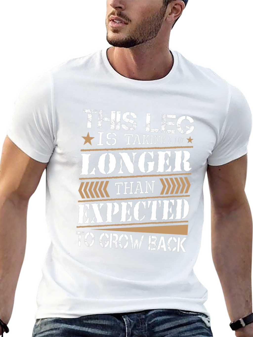 Funny Leg Injury Recovery T-Shirt