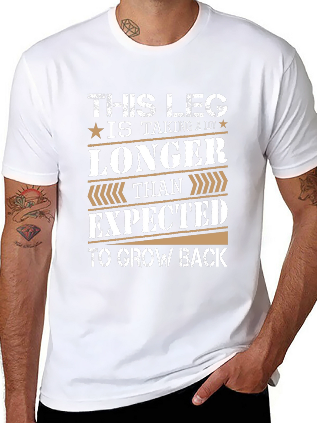Funny Leg Injury Recovery T-Shirt