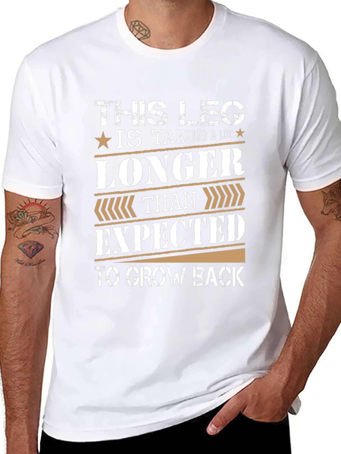 Funny Leg Injury Recovery T-Shirt