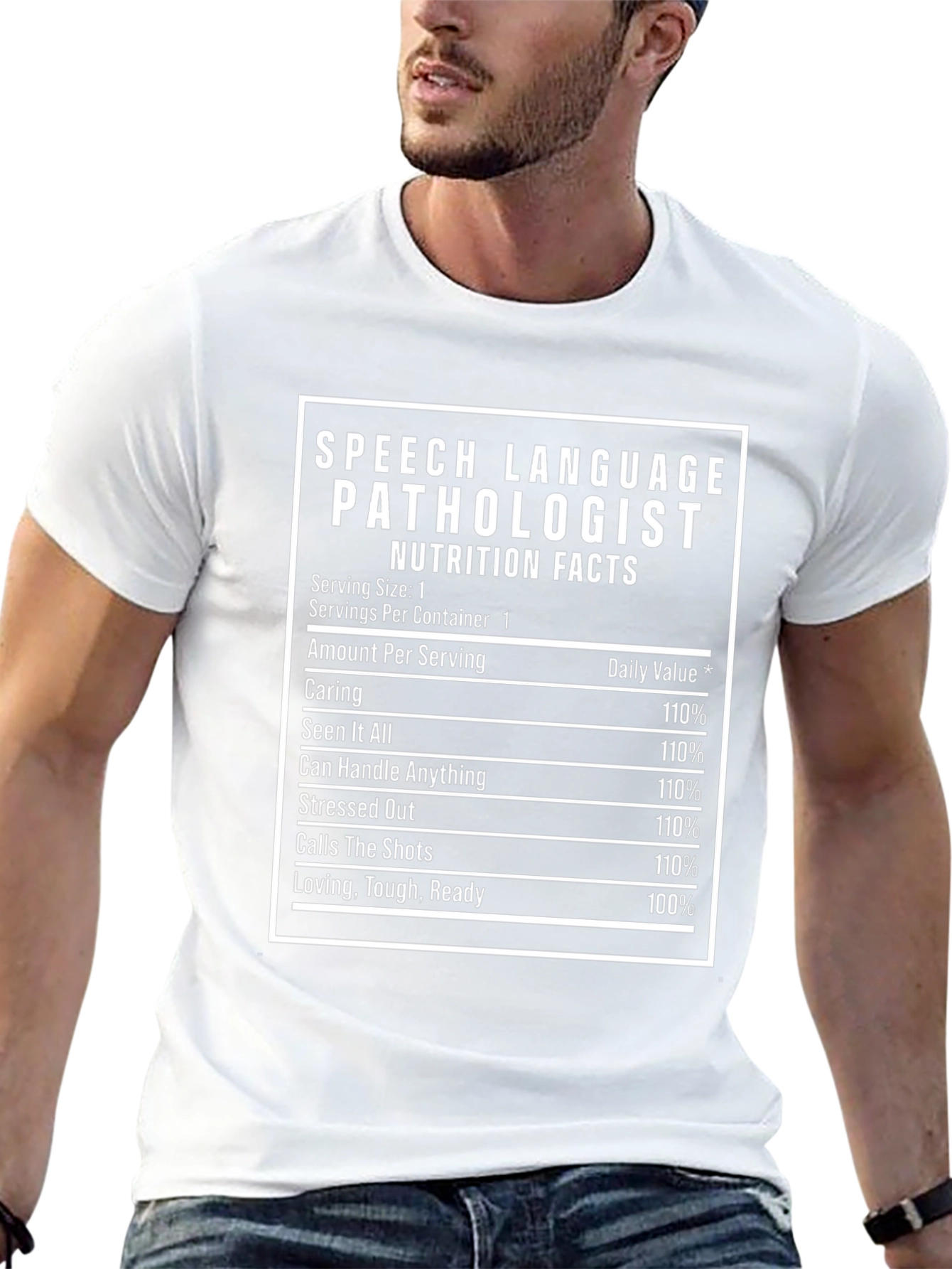 Speech Language Pathologist Nutrition Facts T-Shirt