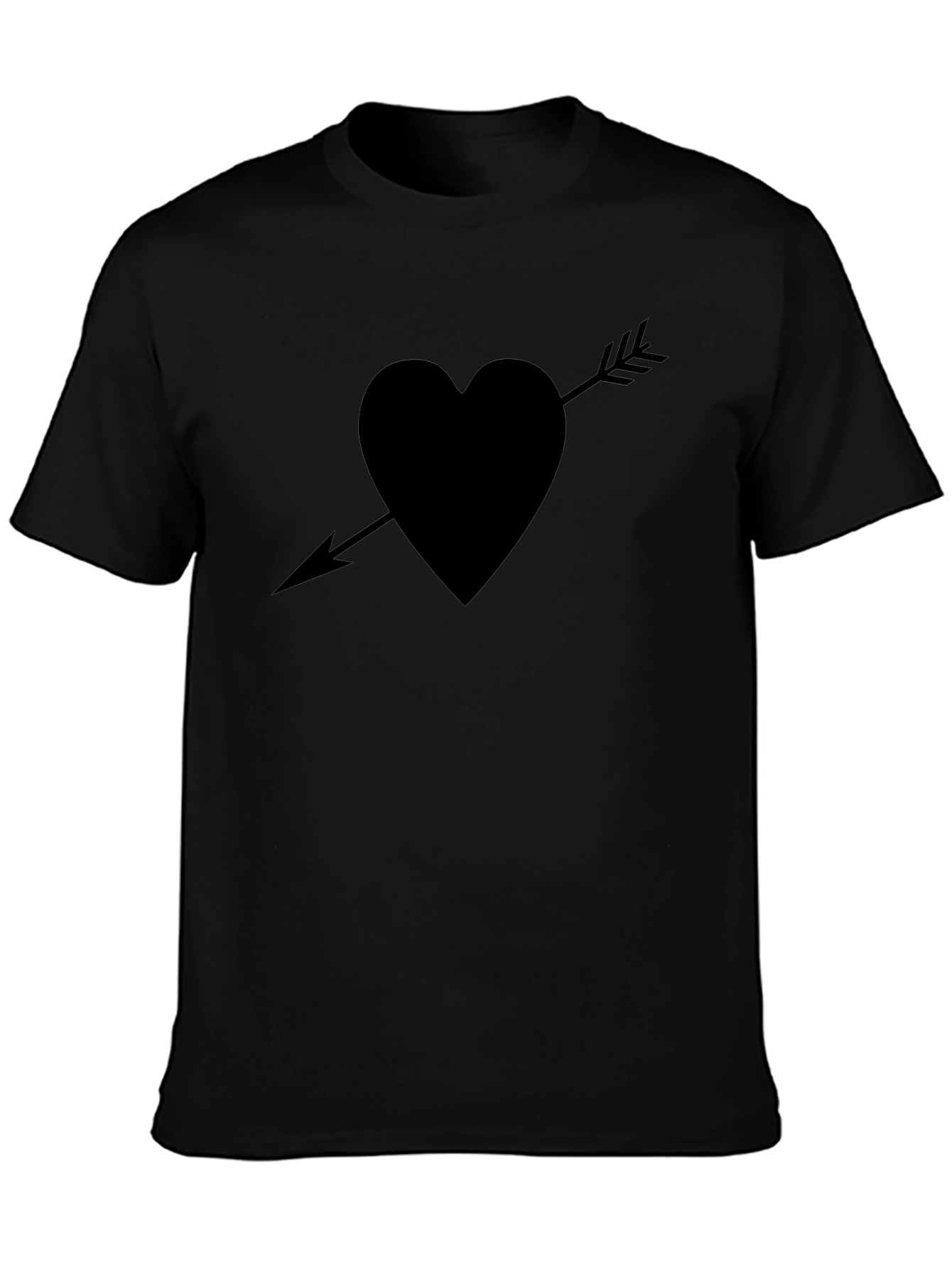 Heart Arrow Graphic Tee - Unisex Casual Shirt