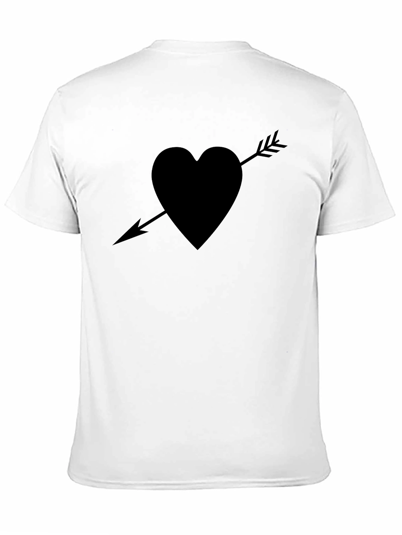 Heart Arrow Graphic Tee - Unisex Casual Shirt