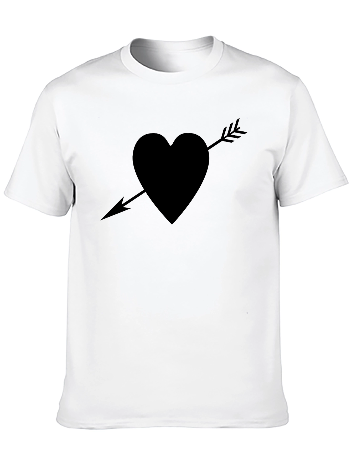 Heart Arrow Graphic Tee - Unisex Casual Shirt