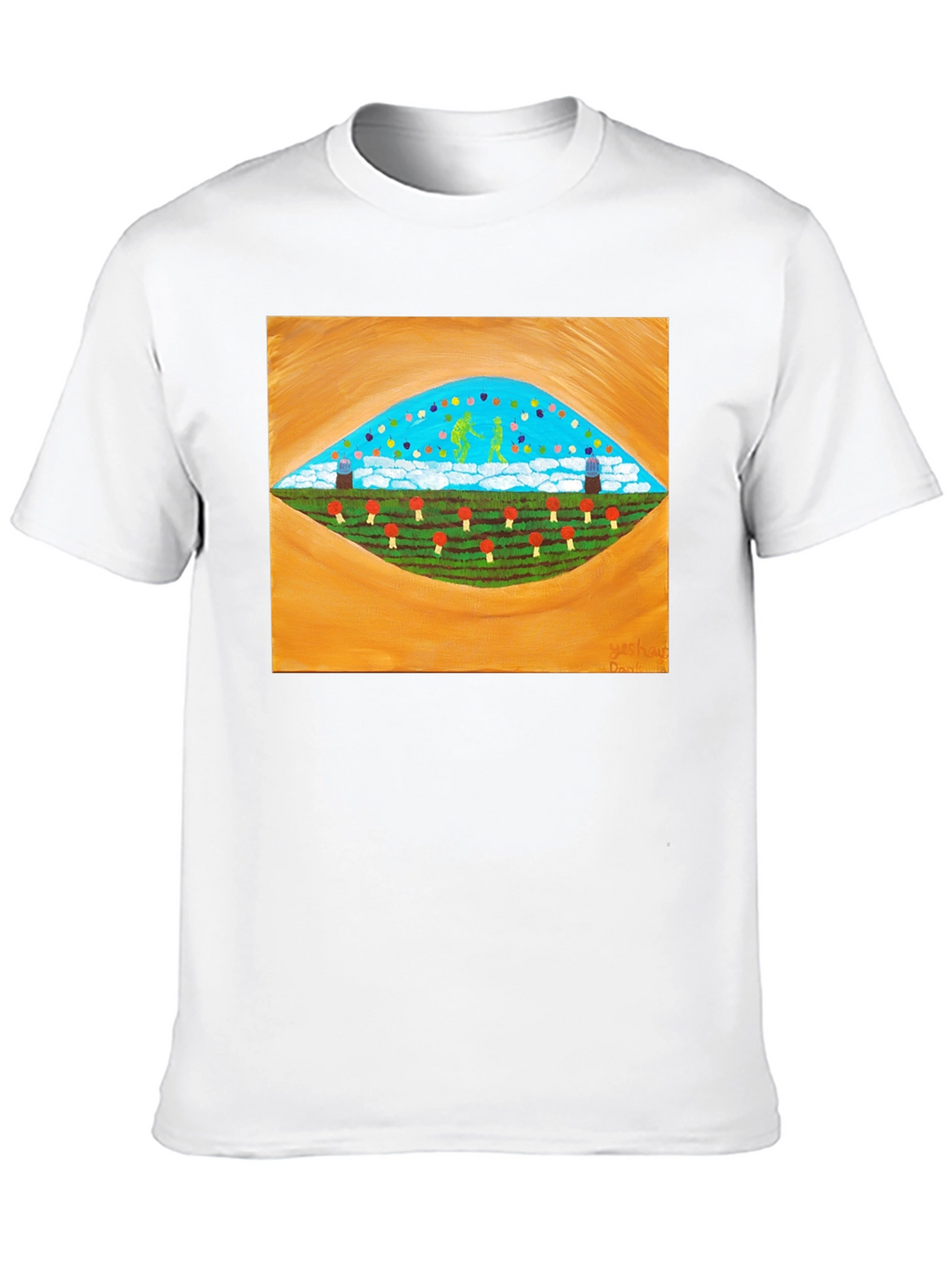 Surreal Landscape Graphic Tee - Stylish Comfort