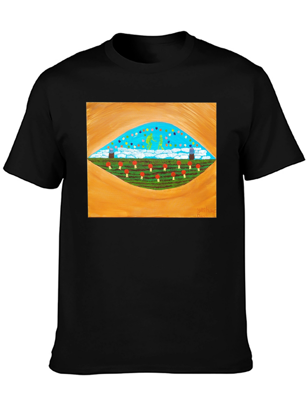 Surreal Landscape Graphic Tee - Stylish Comfort